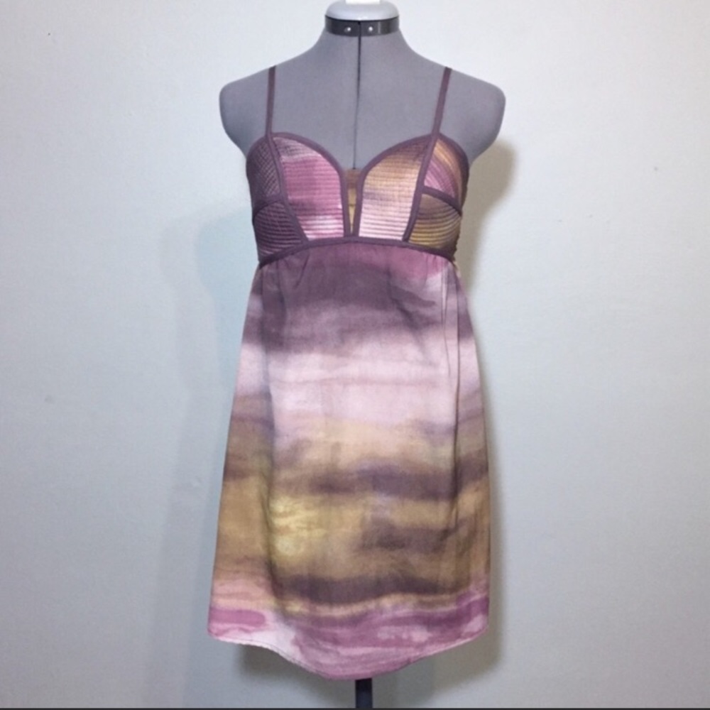 Space dye slip dress